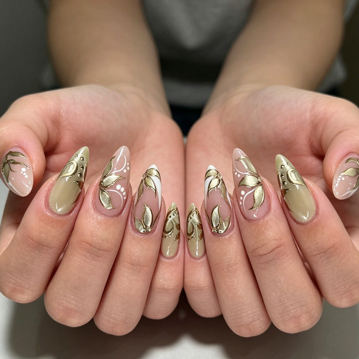 Elegante Blumen Nagelkunstverlängerungen Karnz 1789915831