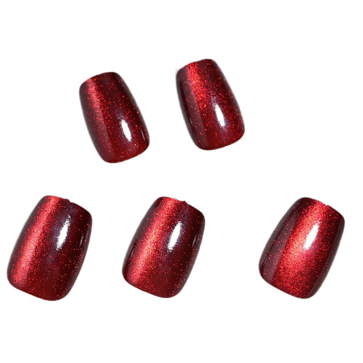 Glitzernde Press-On-Nagelspitzen Set Karnz