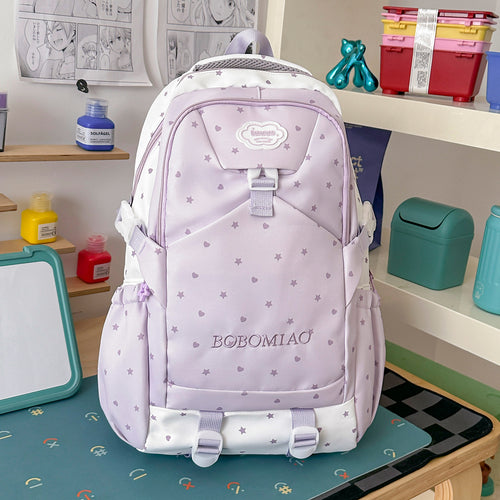 Stylischer Rucksack mit Sternmuster