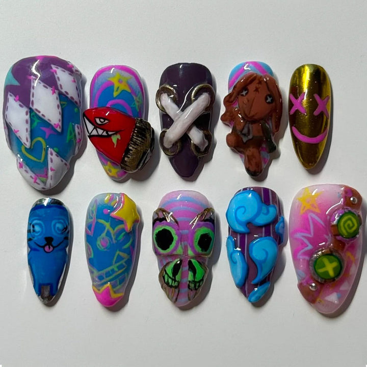 Thematic Artisan Press-On Nail Set Karnz