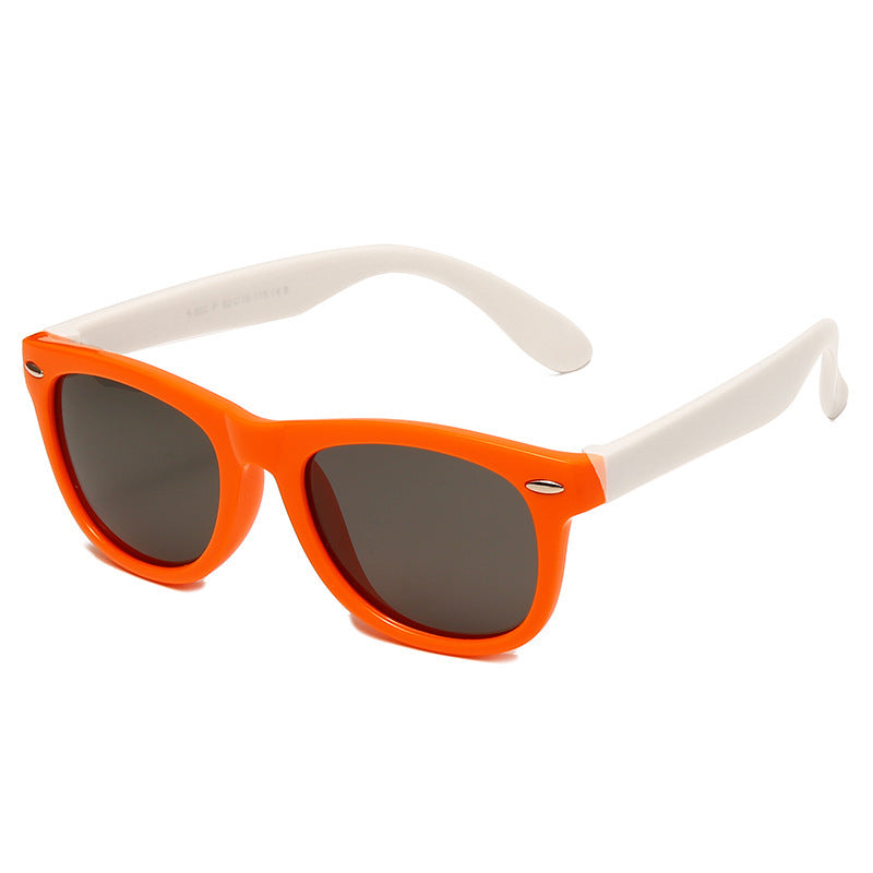 Karnz | Kinder Flex Sonnenbrille mit flexiblem und robustem Rahmen