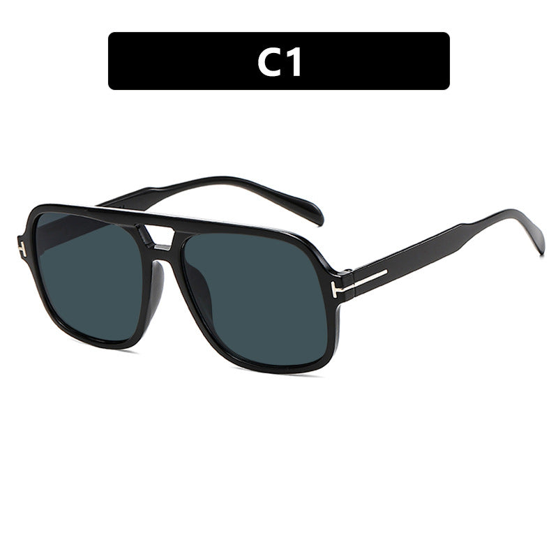 Damen Sonnenbrille im markanten, kantigen Design mit UV-Schutz Karnz