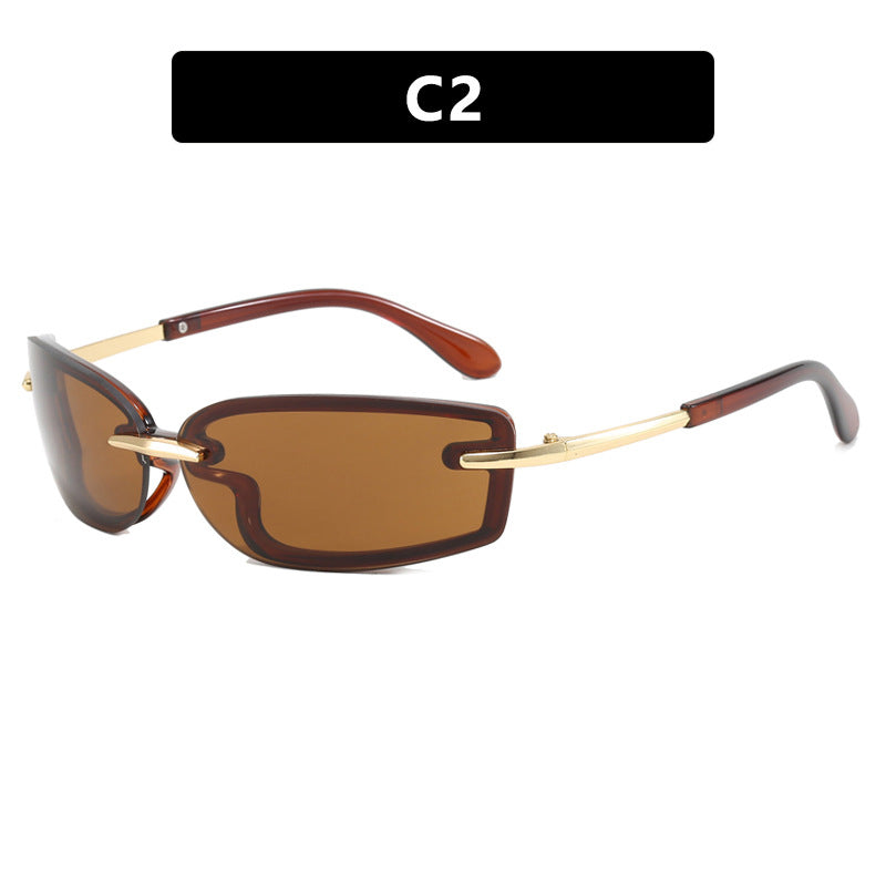 Damen modische Sonnenbrille mit hochmodernem Design und UV-Schutz Karnz