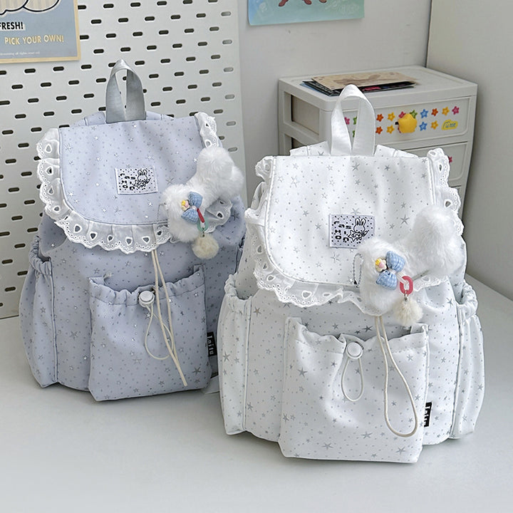 Charmanter Sternmuster-Rucksack Karnz