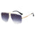 Damen modische oversized Sonnenbrille Karnz