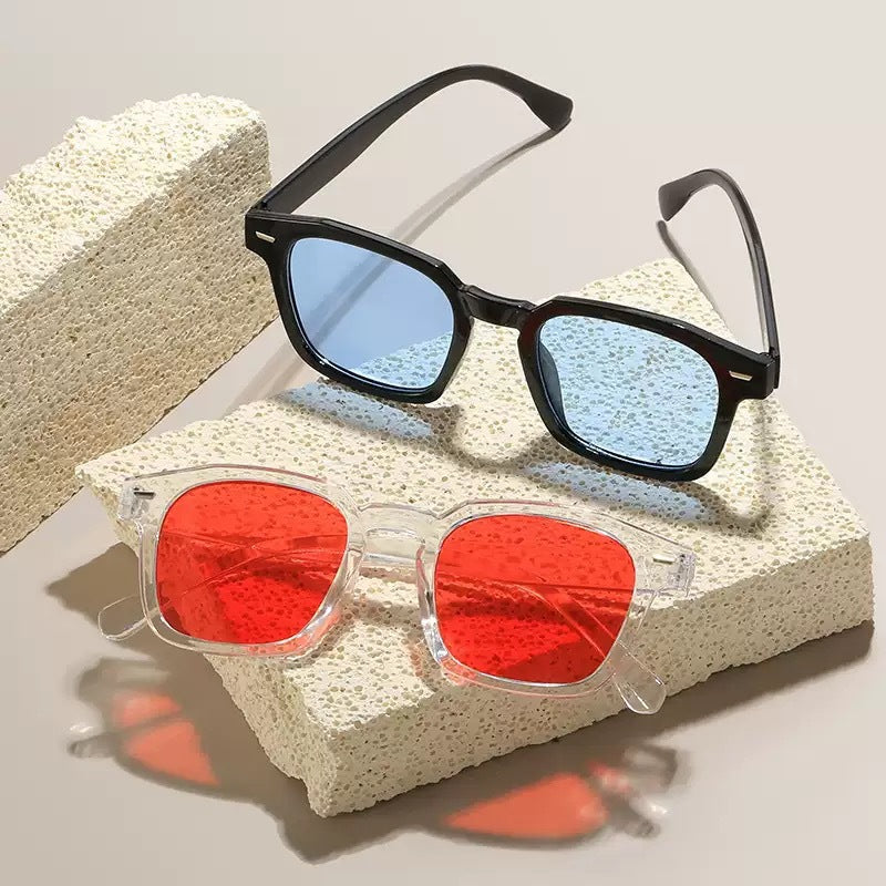Trendige UV-Schutz-Quadratische Sonnenbrille Karnz