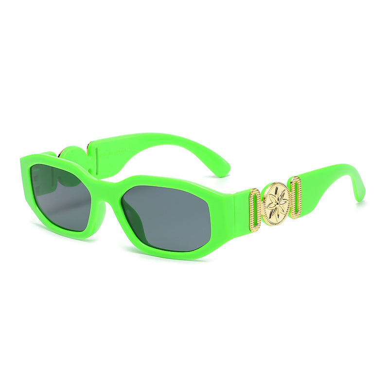 Damen Trendige und stilvolle Sonnenbrille mit luxuriösen Details Karnz