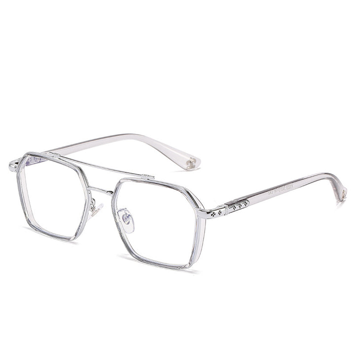 Damen modische Brille im geometrischen Design Karnz