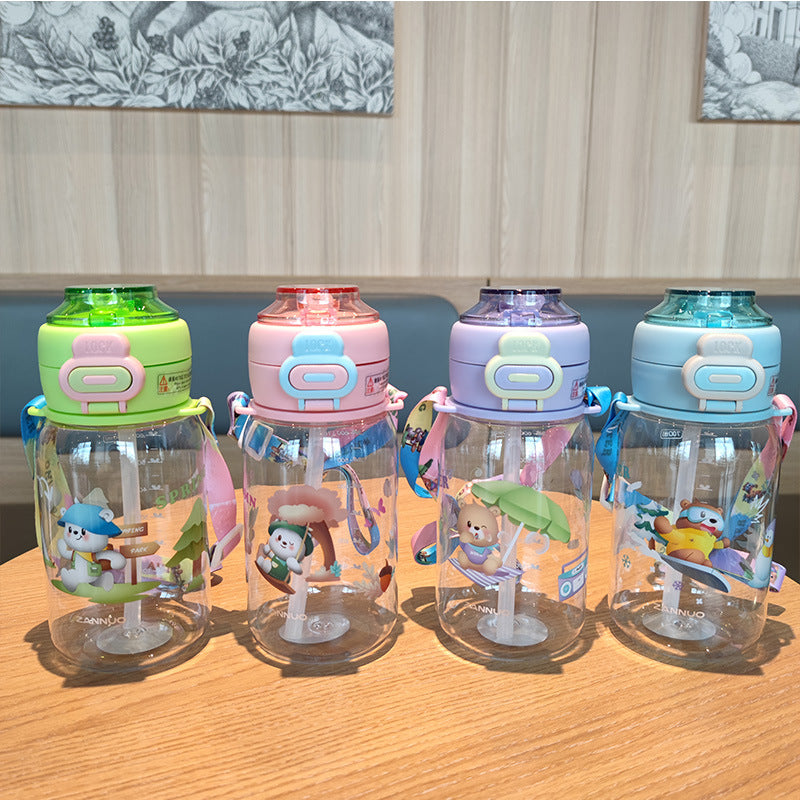 Damen kreative Wasserflasche mit sicherem Schließmechanismus Karnz