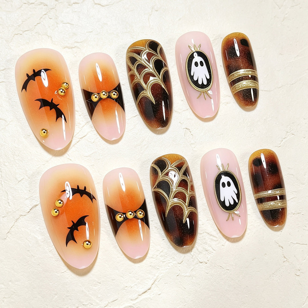 Halloween Dekorative Nagelkunst Karnz