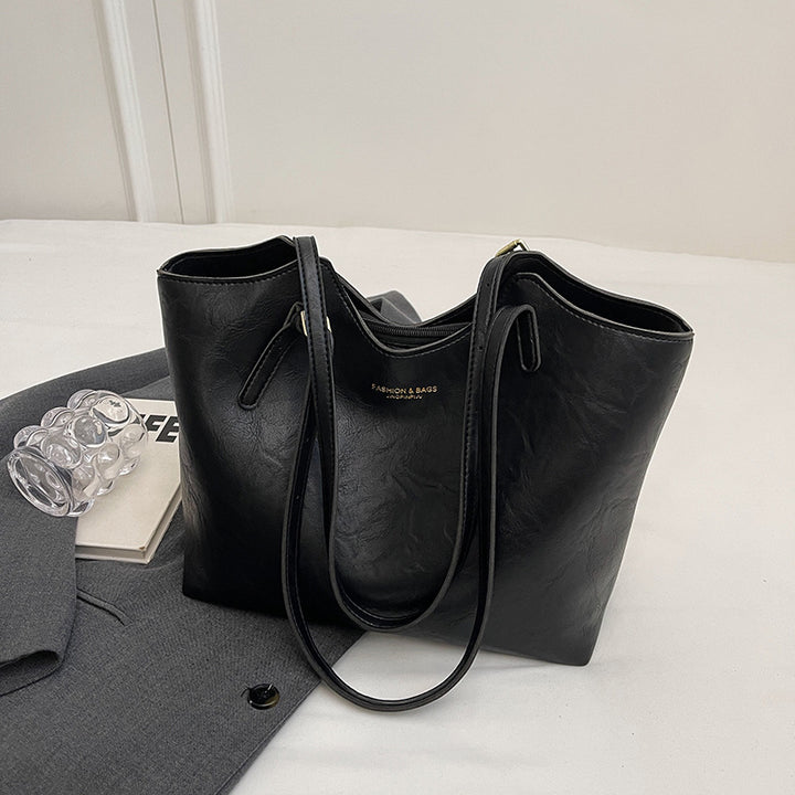 Luxuriöse Leder Handtasche Karnz