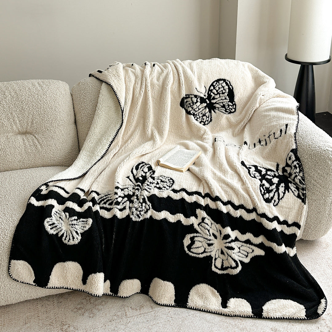 Plüsch Schmetterling Sherpa Wendeblanket