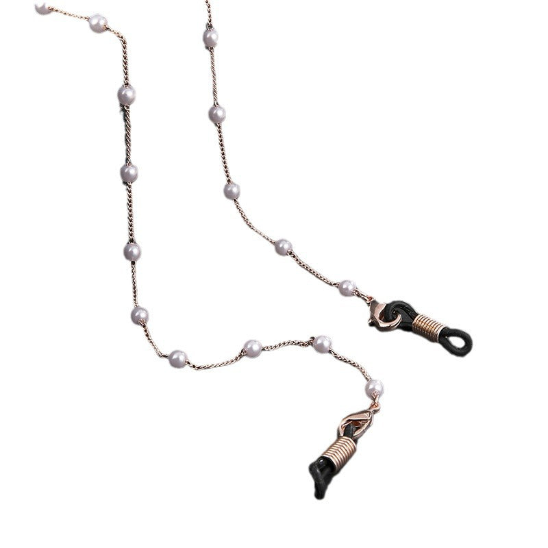 Eleganter Perlenketten-Brillenhalter Karnz