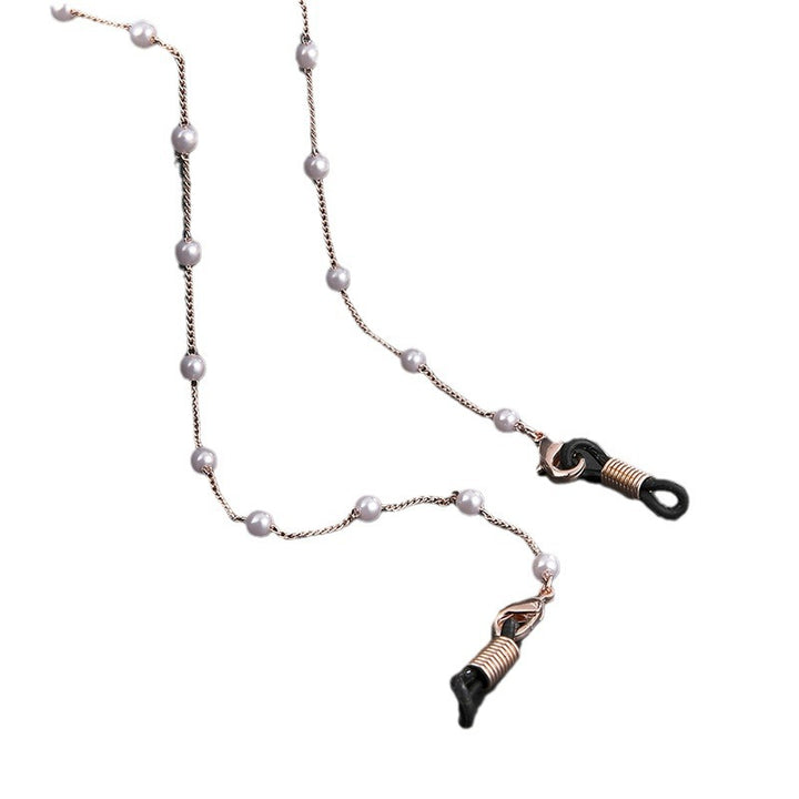 Eleganter Perlenketten-Brillenhalter Karnz
