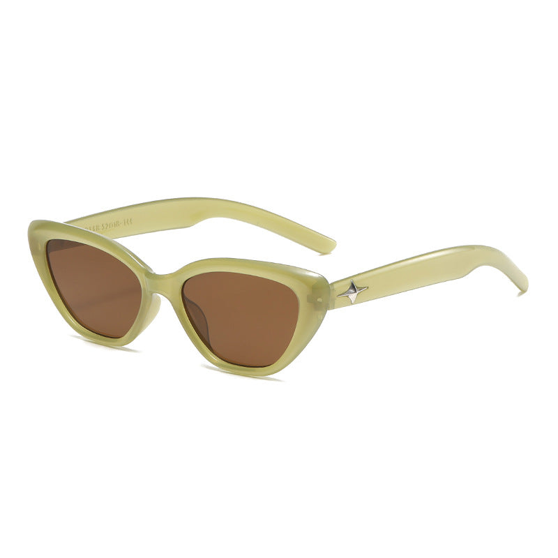 Damen Retro-inspirierte Cat-Eye Sonnenbrille Karnz