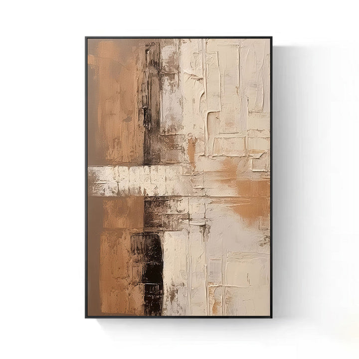 Abstract Texturiertes Wandkunstwerk für das Zuhause