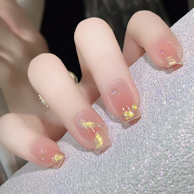 Dekoratives Press-On Nagelkunst-Set Karnz