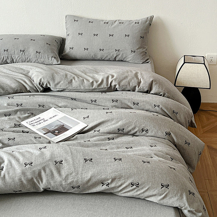 Charmantes Kaninchen-Thema Bettwäsche Set