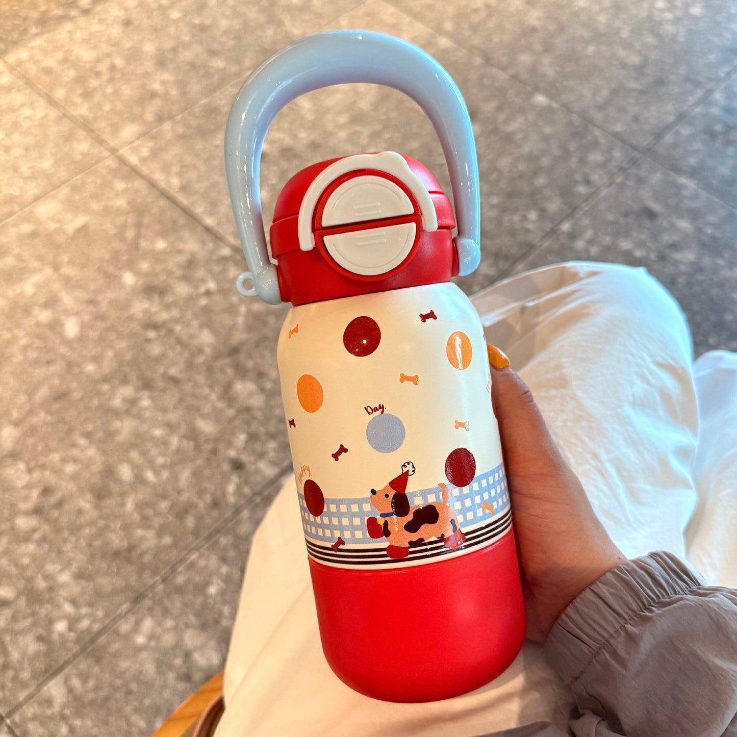 Damen Trinkflasche mit interaktivem Tierdesign Karnz