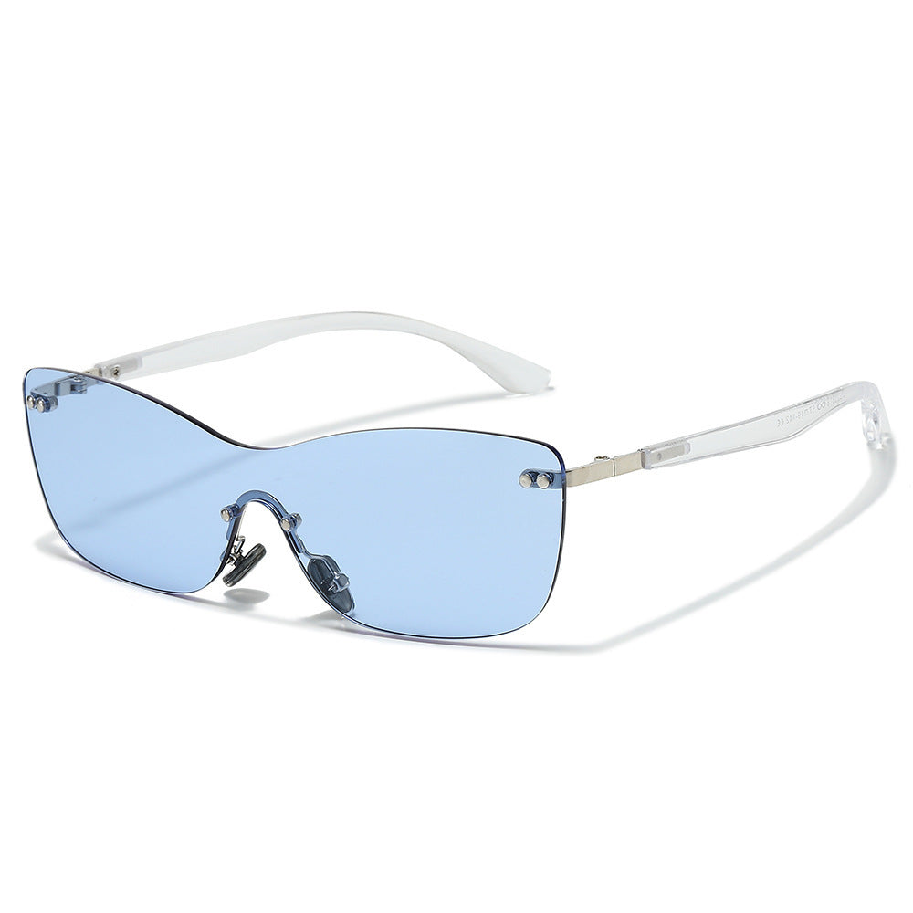Modische Übergröße Cat-Eye Sonnenbrille Karnz