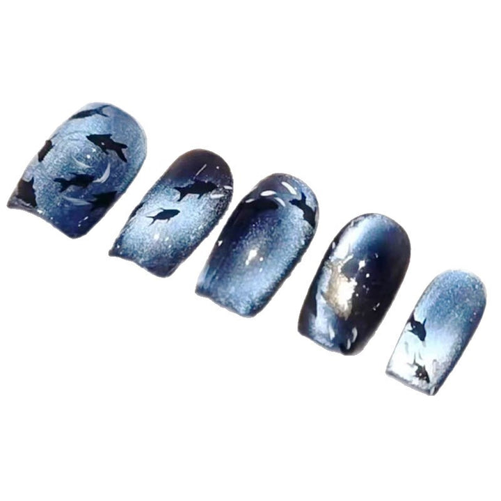 Künstlerisches ozeanisches Druck-Nagelkunst-Set Karnz