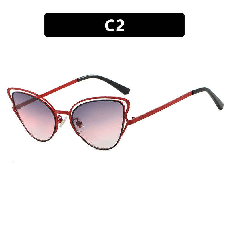 Damen Cat-Eye Brille mit edlem Metallrahmen und komfortabler Passform Karnz