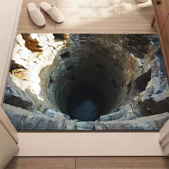 Künstlerischer gut gestalteter Bereichsteppich