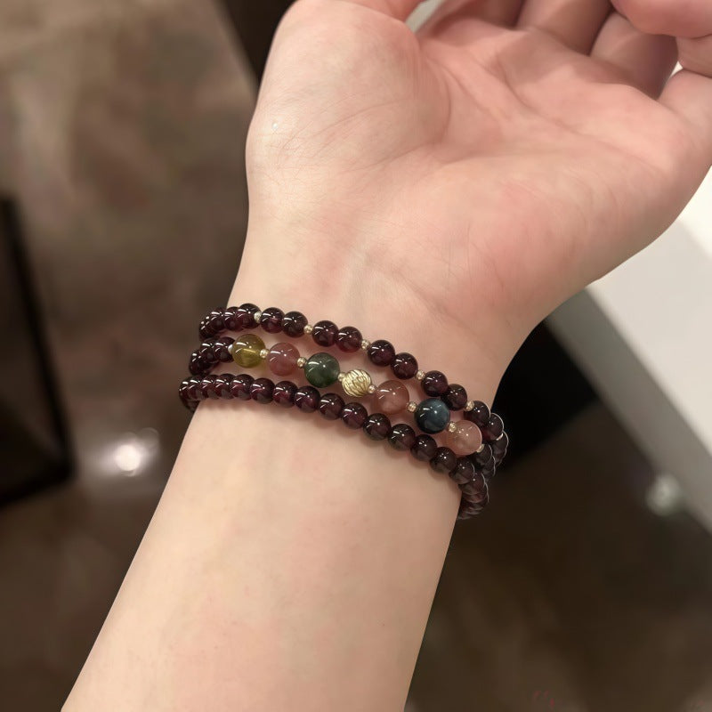 Natürliche Stein Perlenarmband Karnz