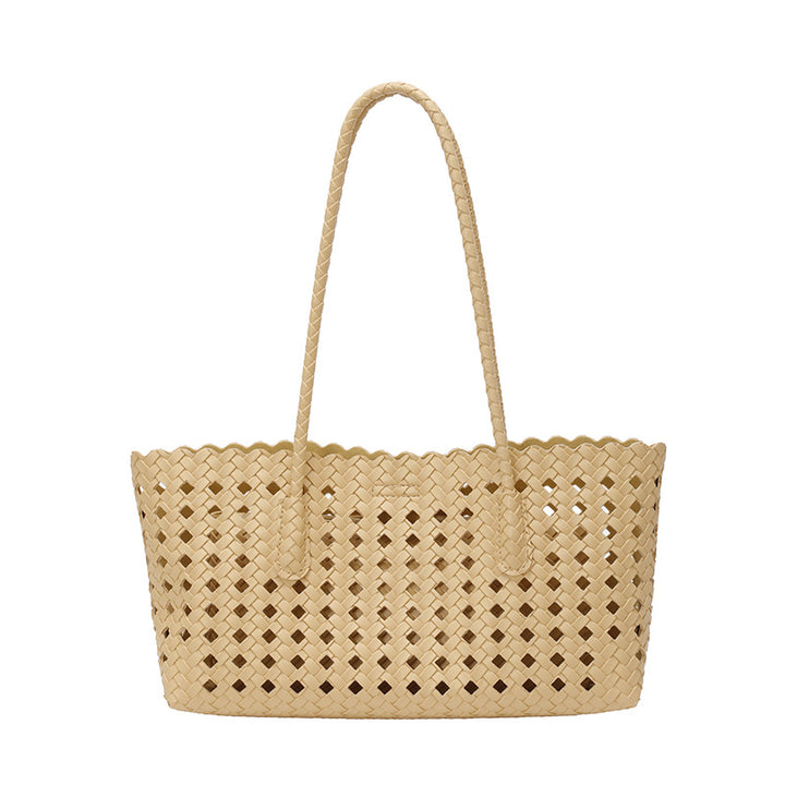 WoHandgewebte Strohtaschenmarkt Tote Bag Karnz