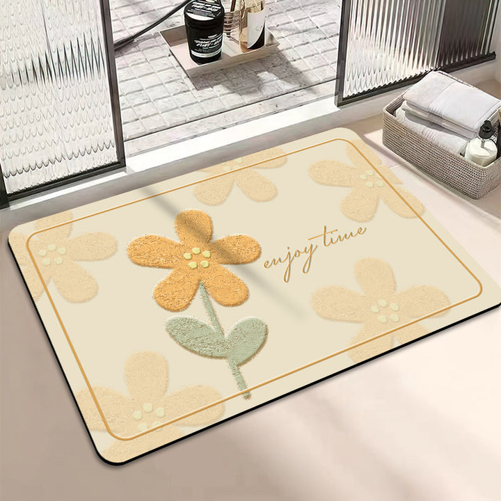 Inspirierender floraler Teppich