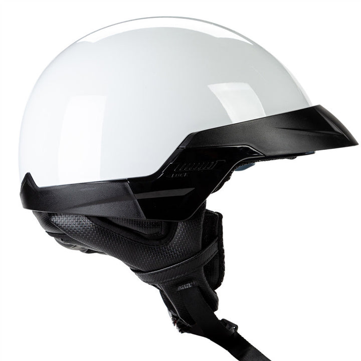 Urban Style Motorrad Halbschale mit Visier Karnz