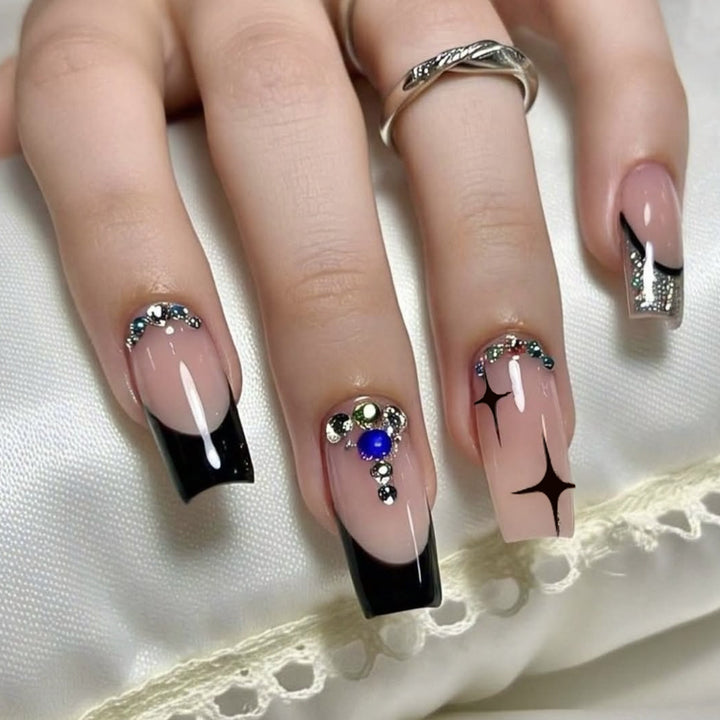 Glamoröse dekorative Acryl-Nagelkunstverlängerungen Karnz