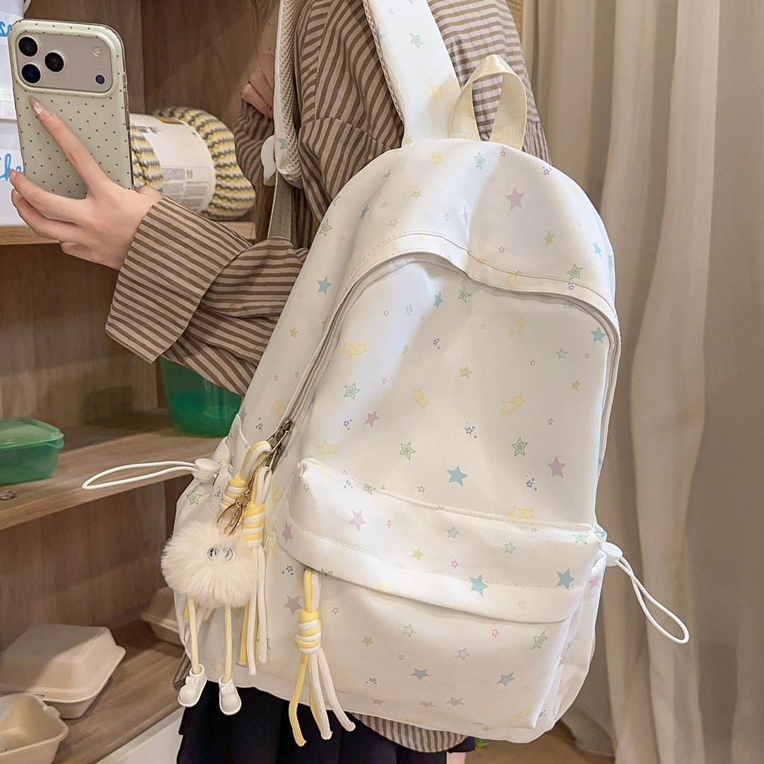 Lässig Leichter Sternen-Print Rucksack Karnz
