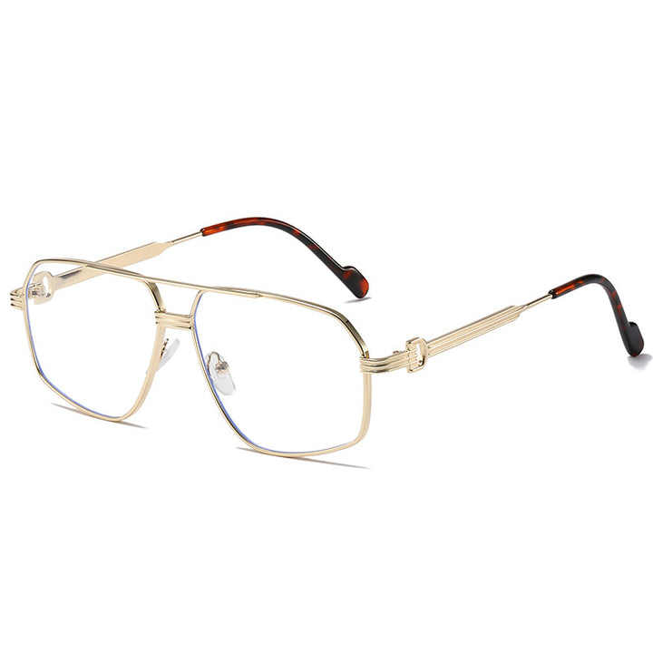 Stylische Rechteckige Brille Karnz