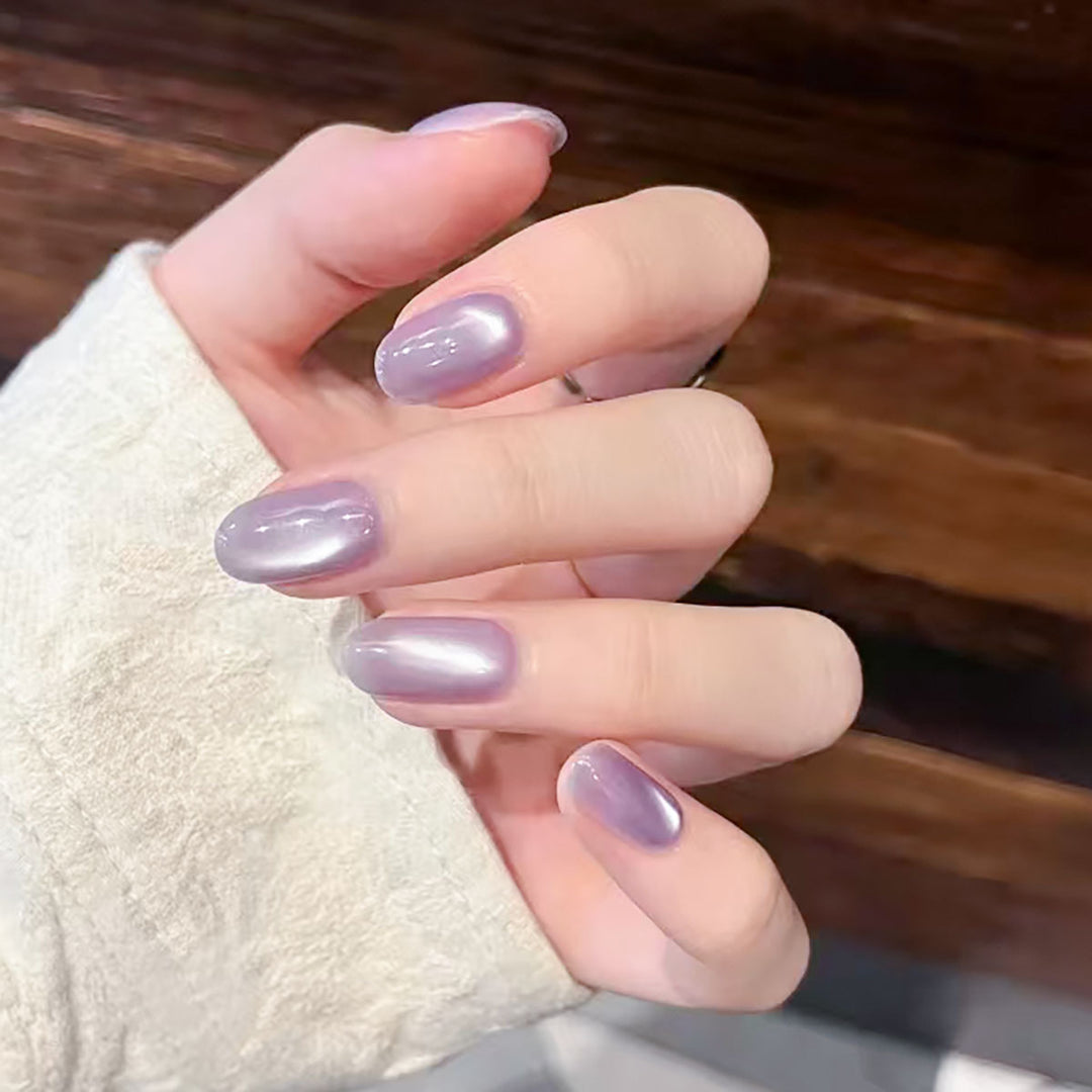 Glänzende Ombre Press-On Nägel