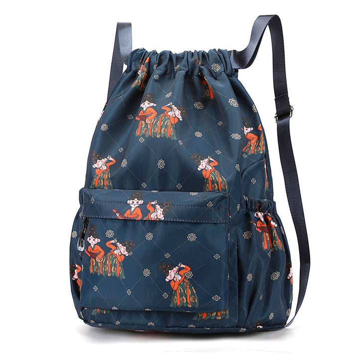 Fun Cartoon Print Drawstring Rucksack Karnz