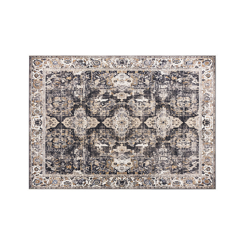 Vintage Floral Pattern Bereich Teppich Karnz