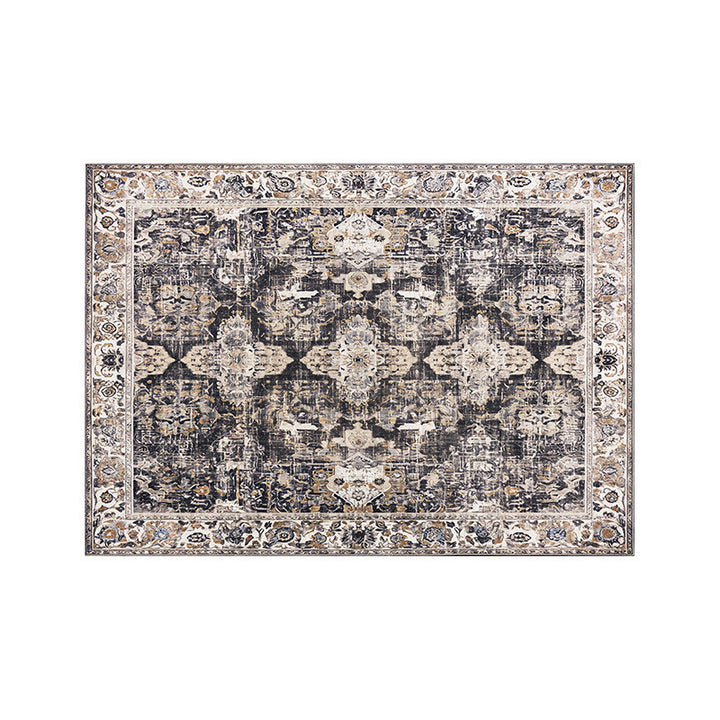 Vintage Floral Pattern Bereich Teppich Karnz
