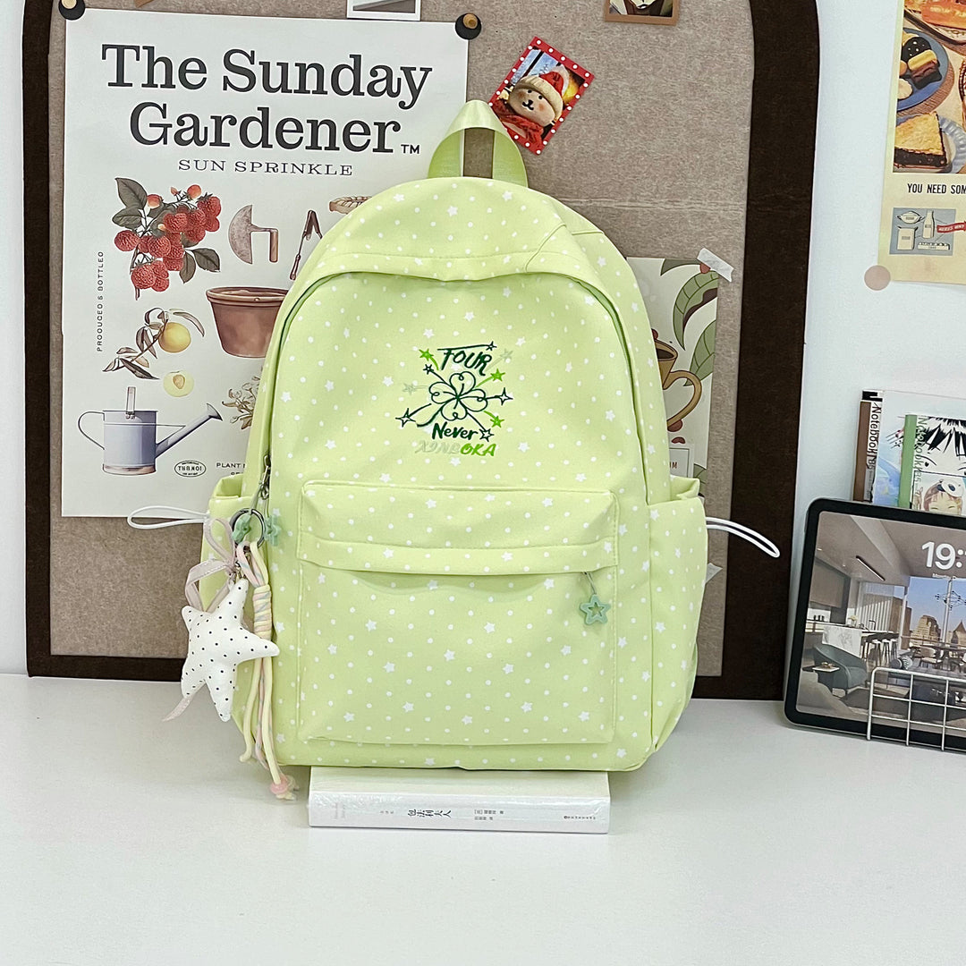Stylische Schachbrettdruck-Rucksack Karnz