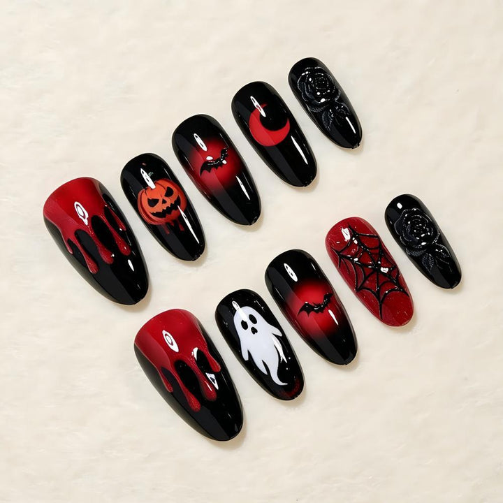 Festliches Halloween-Themen-Nagelkunst-Set Karnz