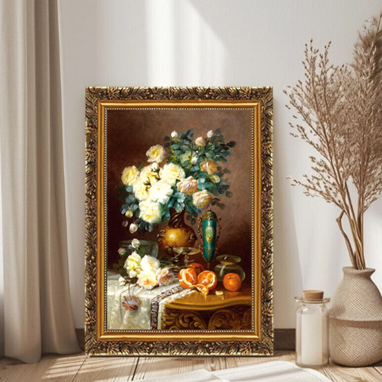 Klassische Blumen Wandkunst Print