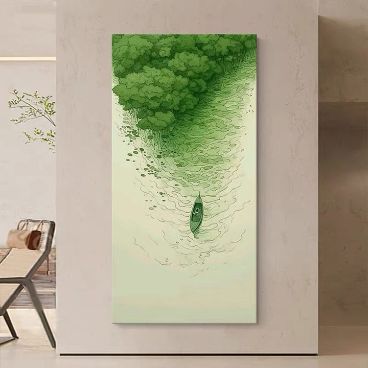 Moderne strukturierte abstrakte Leinwandkunst für Innenräume