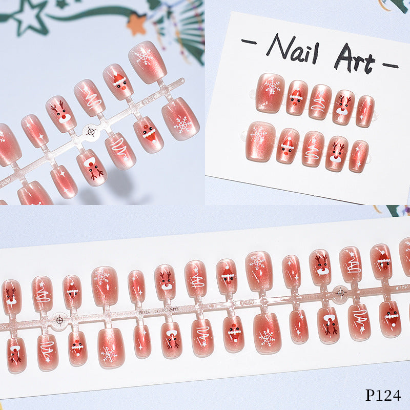 Urlaubs-Themen Press-On Nagelkunstset Karnz