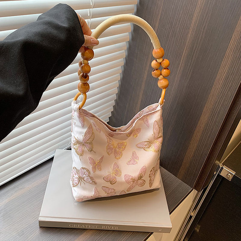 Elegante Schmetterlingsdruck-Handtasche