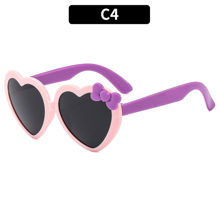 Herzförmige Sonnenbrille