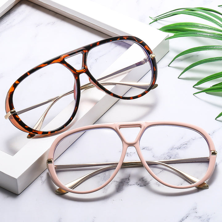 Damen oversized modische Brille Karnz