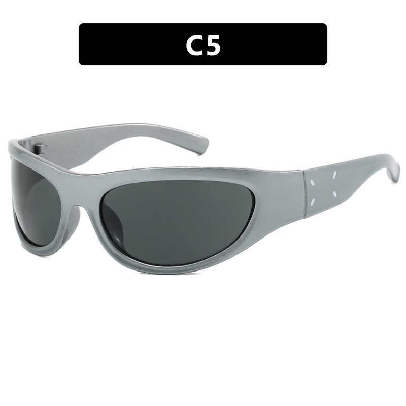 Damen sportliche Sonnenbrille mit ergonomischem Design und umfangreichem UV-Schutz Karnz