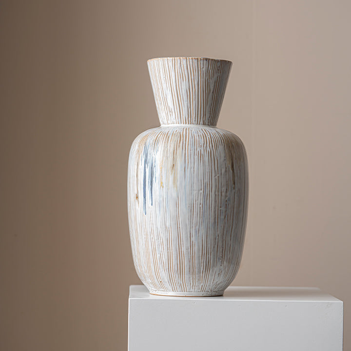 Strukturiert dekorative Keramikvase
