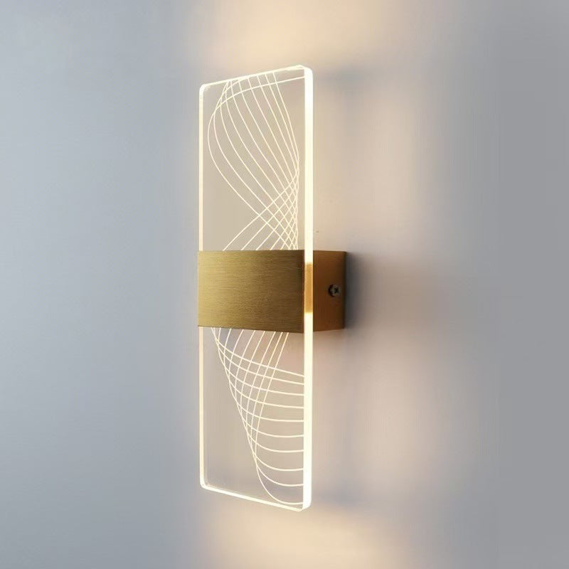 Zeitgenössische Kristall-Wandlampe