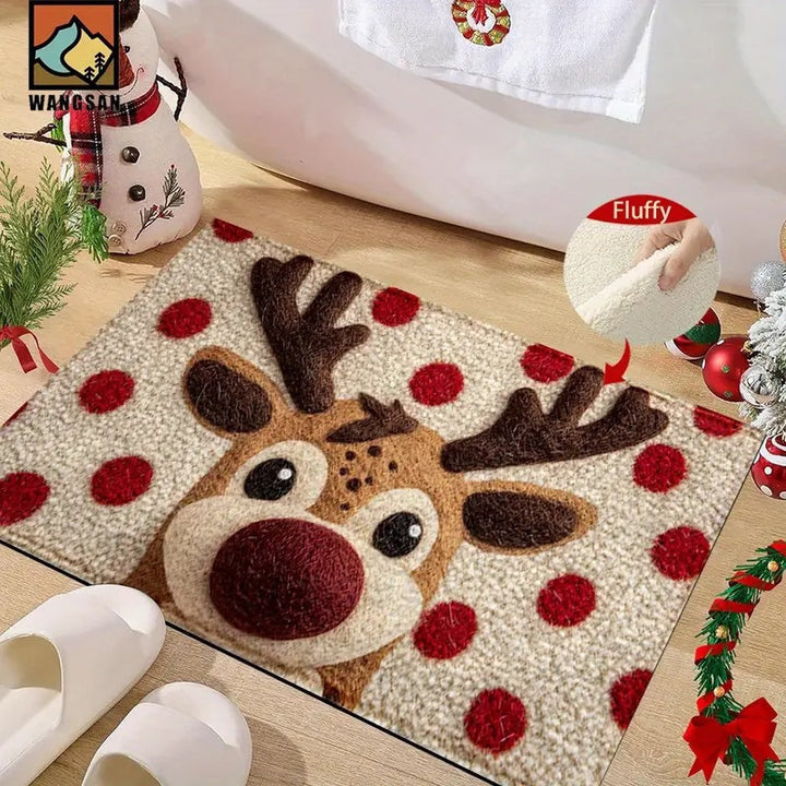 Weihnachtsbaumförmiger Teppichboden